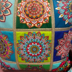 Mandala print cushion cover Set of -2