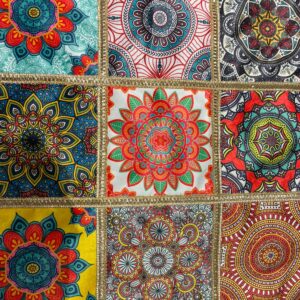 Mandala print Cushion cover Set of - 2