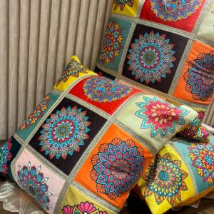 Mandala print cushion Set of-2
