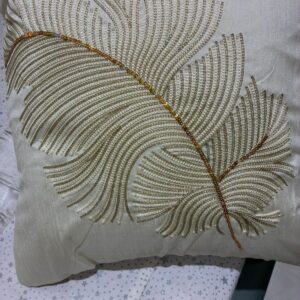 Beautiful ivory colour luxury embroidery SET OF -2