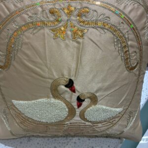 luxury satin embroidery duck Set of -2